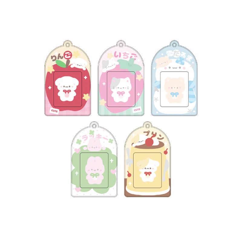 New Arrivals Cute Animal Photo Frames Kawaii Pudding Photocard Holder 2 Inch Kpop Photocard Sleeves INS Style Original Design