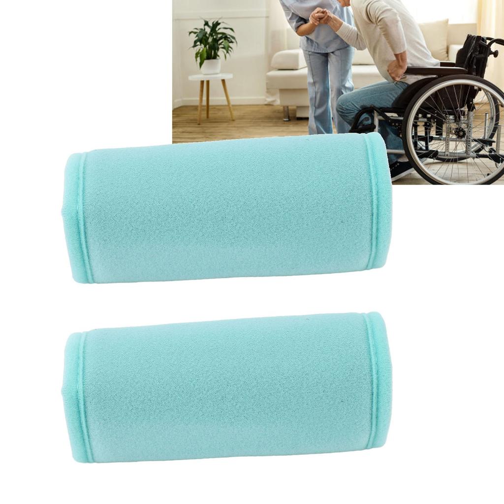 2pcs Walker Handle Pads Anti Slip Comfort Cushion Wheelchair Armrest Covers for Wheelchair Walker Crutch Accessories