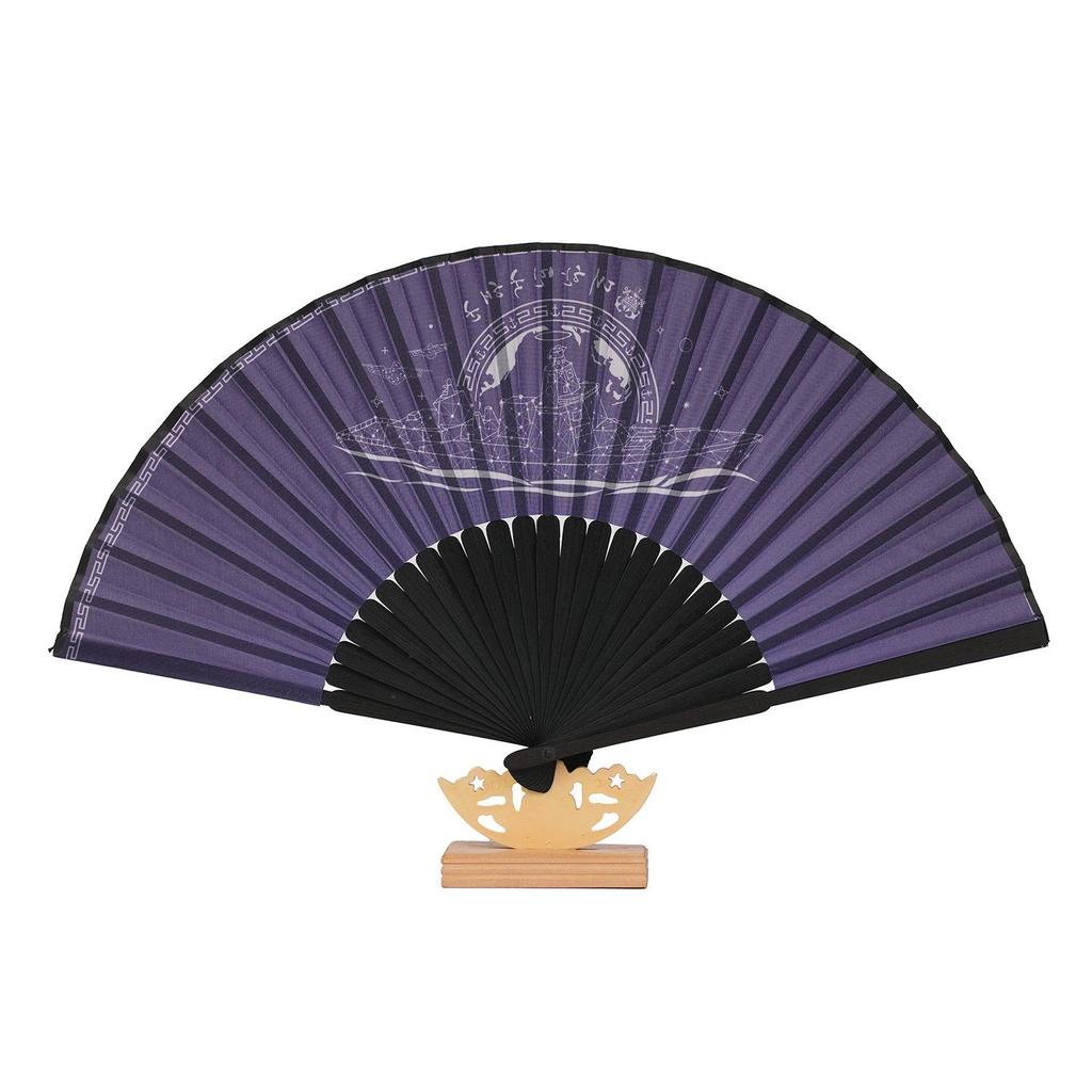 Custom Silk Paper Surface Bamboo Fan: Personalized Eco-friendly Souvenir Gift