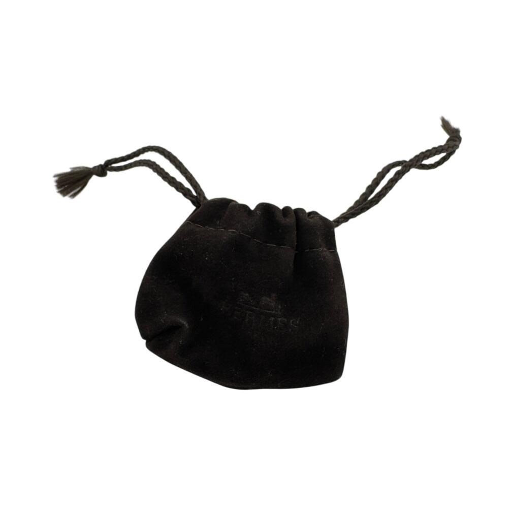 HERMES metal H perl Scarf ring Silver metal unisex Used