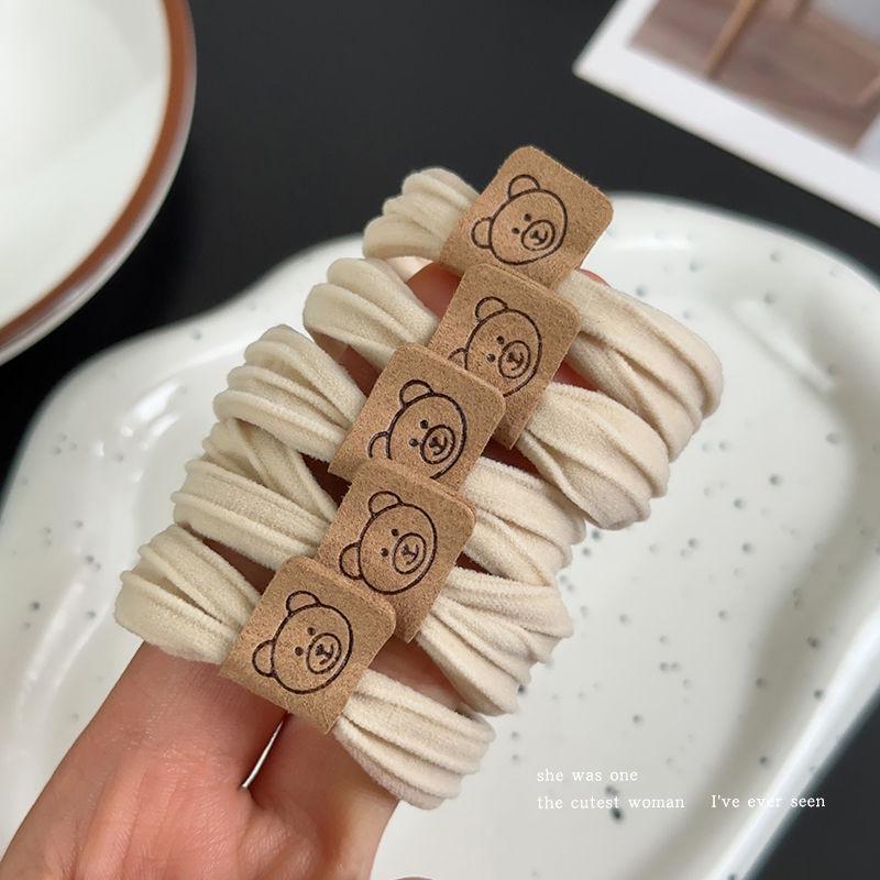 Bären-Haargummi: Nicht schädigendes, Hochelastisches, Verdicktes Haaraccessoire für hohe Pferdeschwänze.