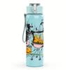 1PC Colorful Graffiti Street Art Collage Print 750ml Portable Sports Water Bottle Leakproof Gym Outdoor Travel Drink Cup