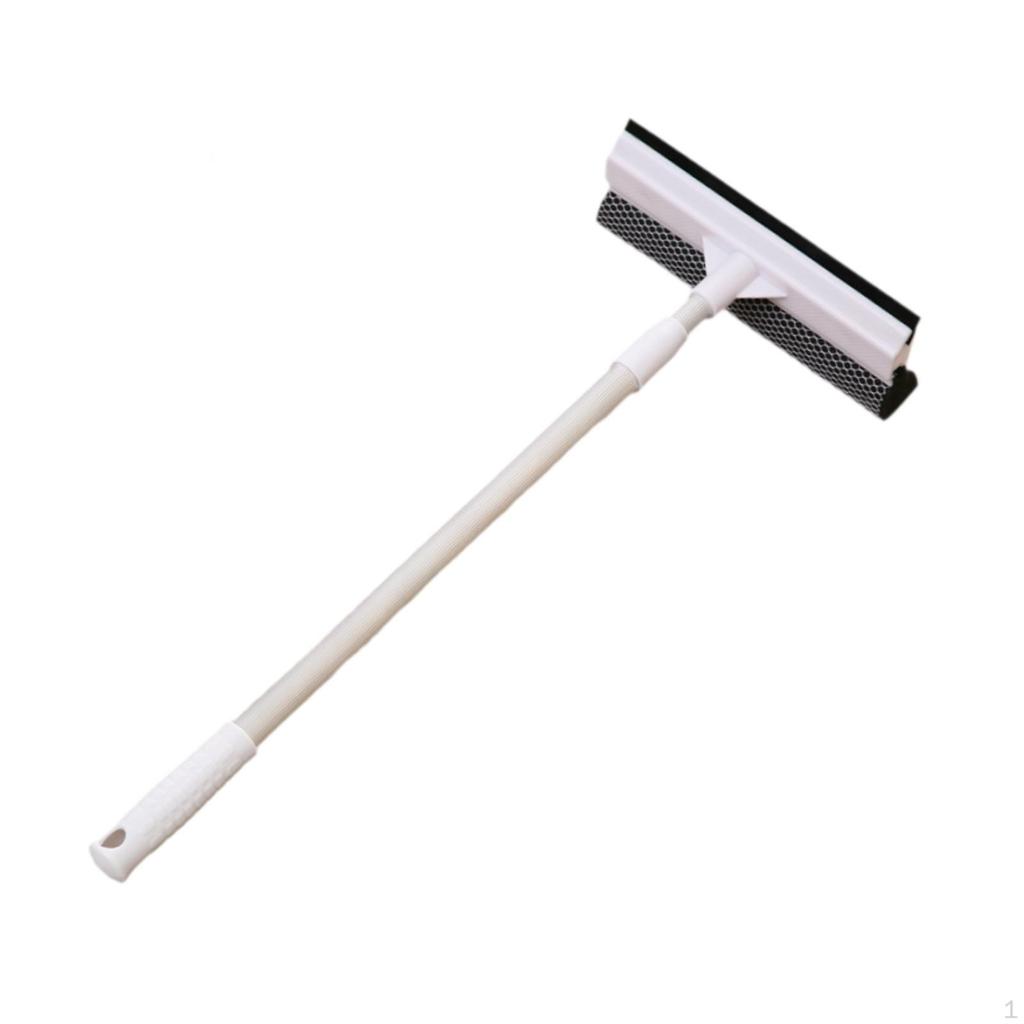 Shower Squeegee Glass Clean Scrape Tool 2 in 1 with Hanging Hole Cleaner Wiper Washing