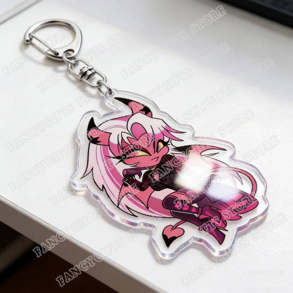 Portachiavi Anime Chibi Verosika, Beezlebub, Fizzarolli, Asmodeus, Loona, Octavia