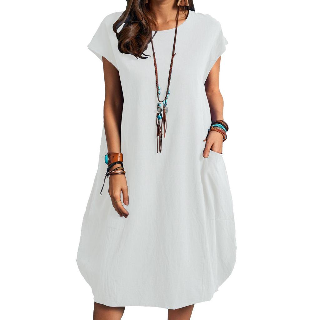 Elegantes Sommerkleid für Damen mit Taschen - Bequem und Hochwertig