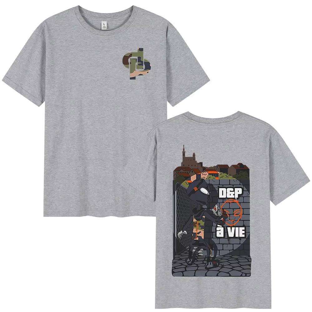 Rapper Jul Dp Vie Album 2025 Tour Merch T Shirts Men Women's Clothing Fashion Hip Hop T-shirt Cotton Short Sleeve T-shirts Tops