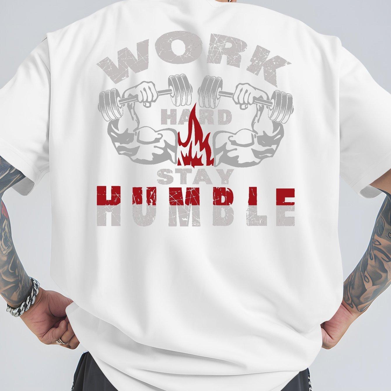 

Dumbbell Men Cotton TShirt Fitness Muscle Streetwear Casual Workout White - Men s Summer Cotton Graphic Tee S разноцветный