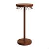 Jewelry Display Stand with Wooden Base Tabletop Hooks Freestanding Necklace