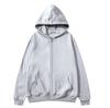 Men's and women's zipper sweater autumn and winter fleece thickened fashion hoodie
