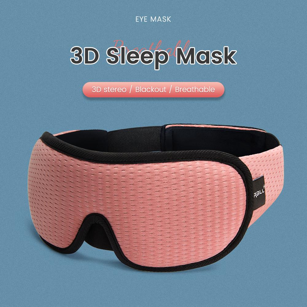 3D Blocking Light Sleep Eye Mask Soft Padded Slaapmasker For Sleeping Aid Eye Mask For Travel Rest Night Breathable Eyepatch
