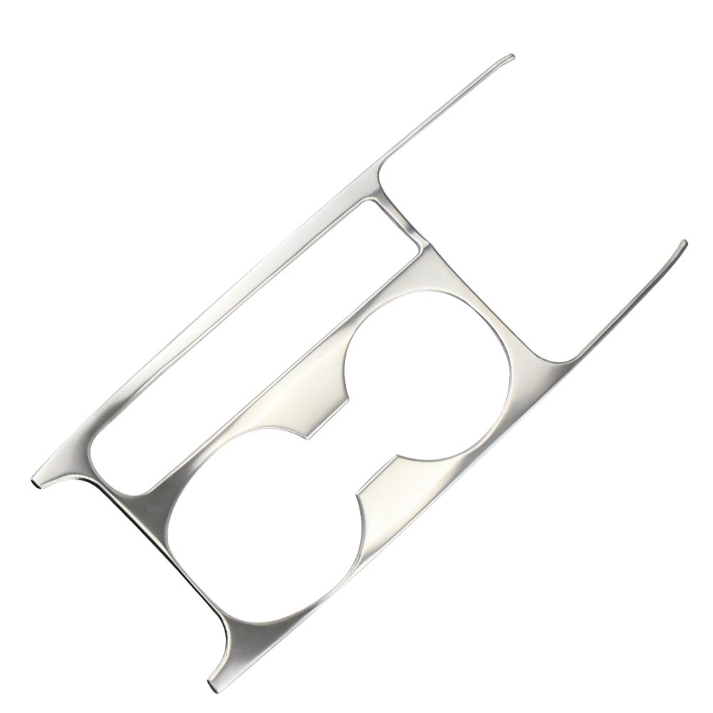 Car Water Cup Decoration Cover Trim Hand Brake Panel Stickers for Nissan Kicks 2017 - 2025 LHD Stainless Steel Accesssories