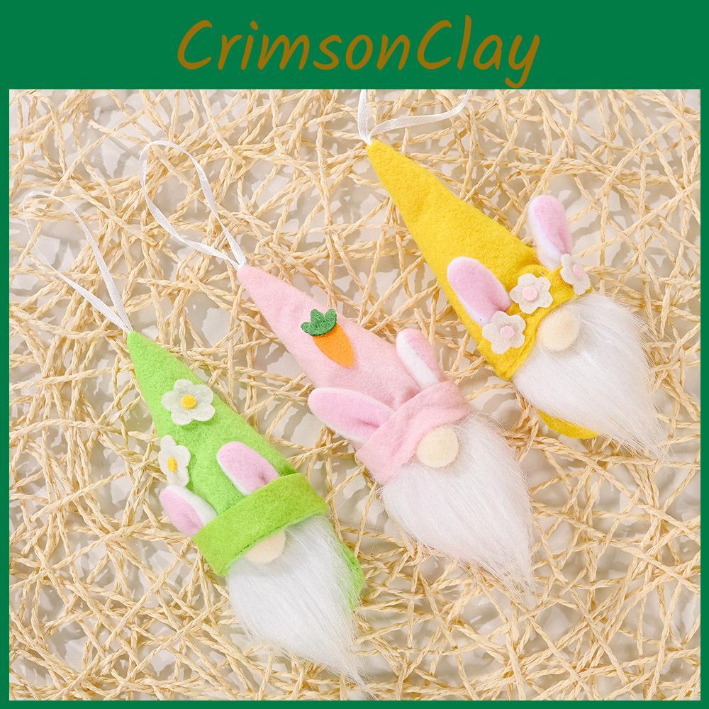 Doll Faceless Easter Pendant With Rabbit Ear Decoration For Celebrations Holiday