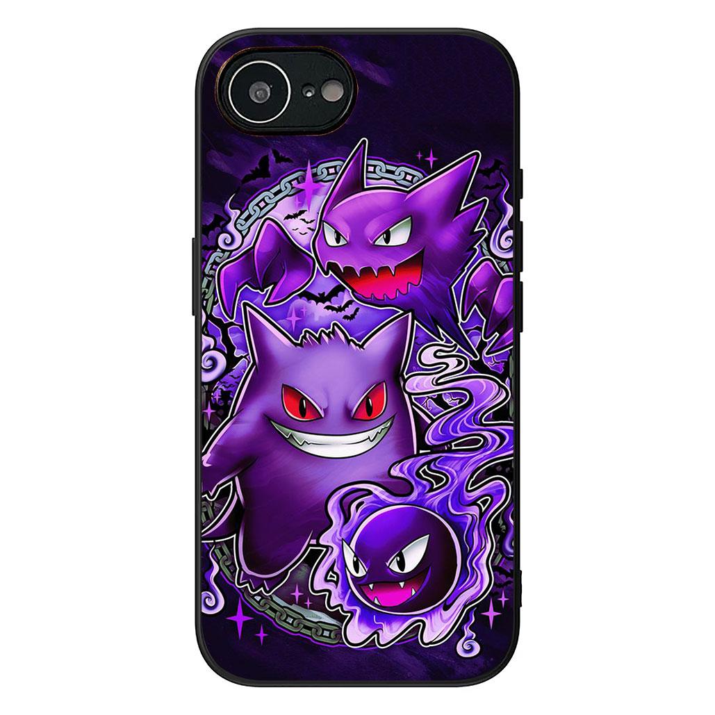 

P-Pokemons GO P-Pikachus Gengar Phone Case for Samsung Galaxy A06 A05 A14 A50 A51 A52 A12 A13 A23 A70 A07 A25 A26 A72 A56 Cover Galaxy A07
