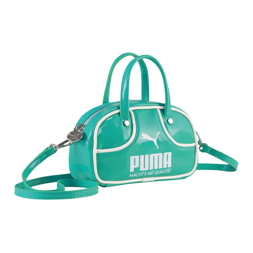PUMA Artificial Leather Handbag Unisex Green 091824-10