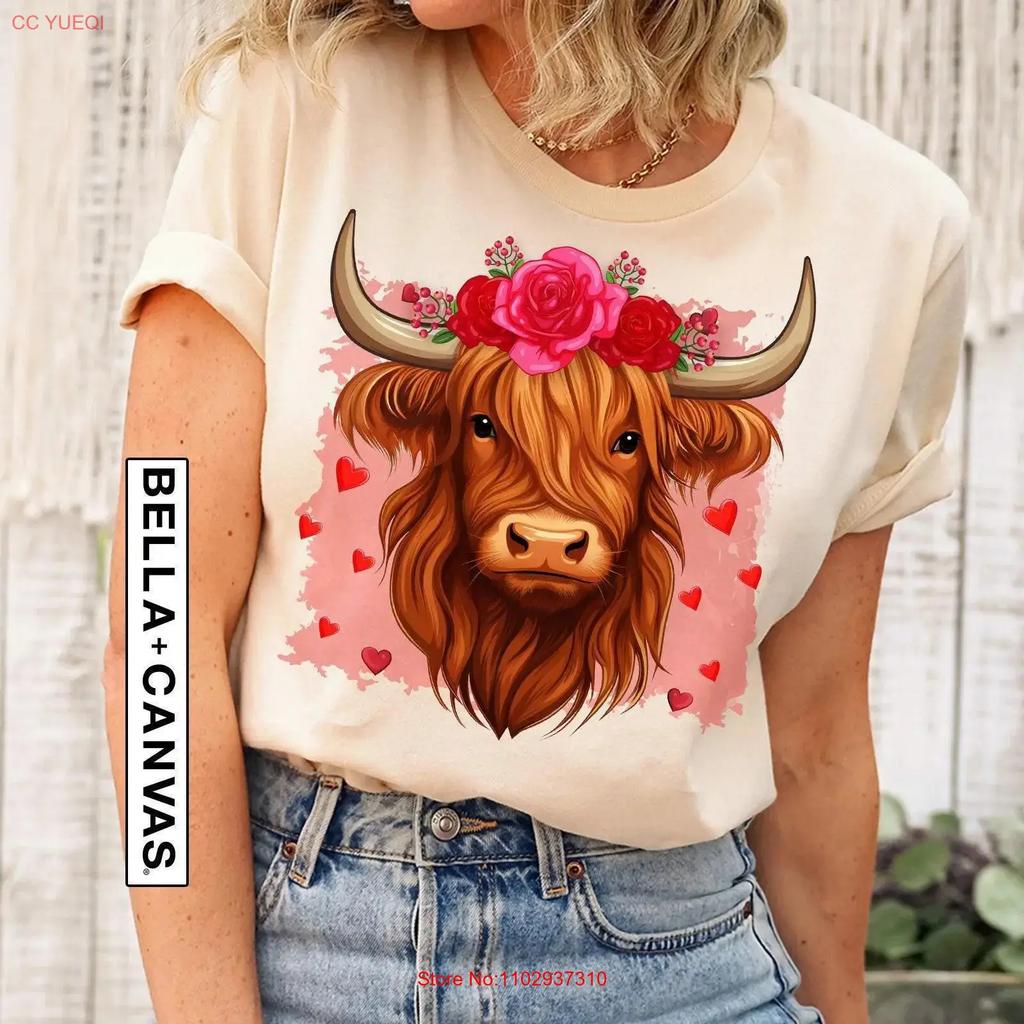 Cow Valentines T Shirt Animal Lover Farm Gift Low Boho Cute For Mom Vintage Fashion Stylish Breathable Streetwear