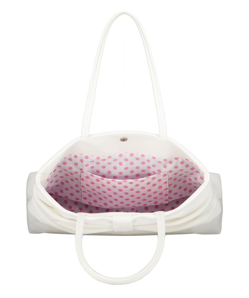Forusring Ribbon Dot Bag (White)