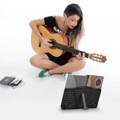 Ammoon Mini leggio da tavolo per musica portatile, libro di ricette, tablet, smartphone, libro