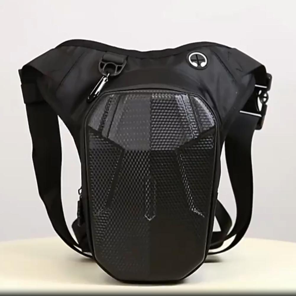 Outdoor Thigh Bag Waterproof Motorcycle Chest Bag with Removable Leg Strap Multifunctional Leg Pouch for Cycling Hiking Camping