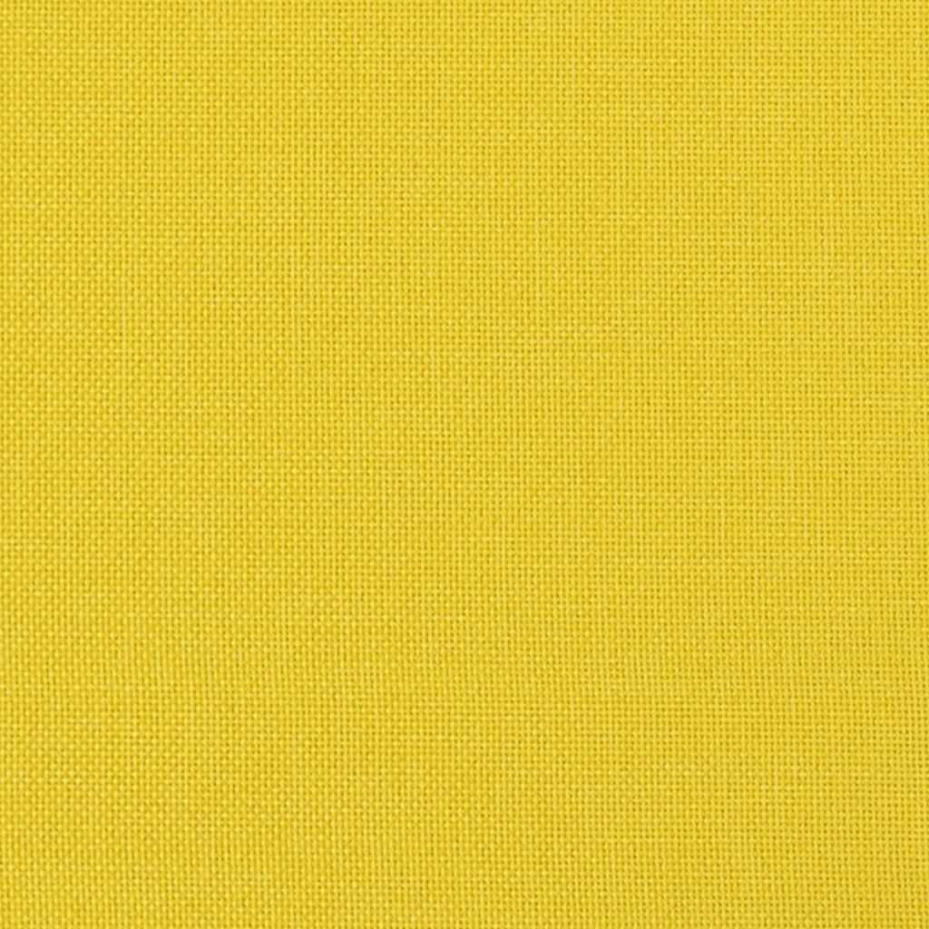 Armchair Light Yellow 60 Cm Fabric