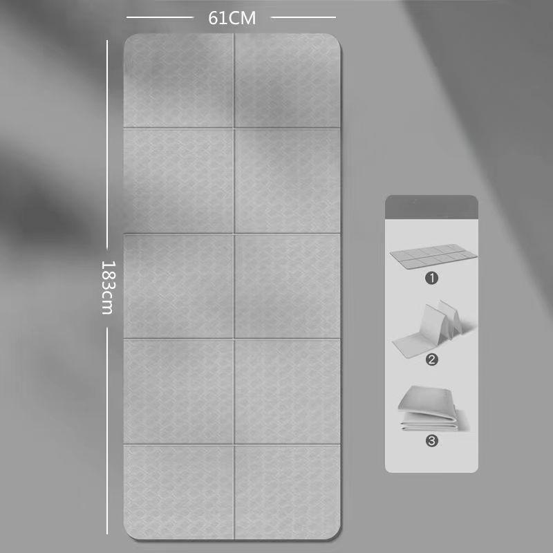 Convenient and Foldable Yoga Mat for Home Use Portable Thickened Anti Slip Fitness Home Floor Mat Student Nap Anti Slip Children's Nap Mat