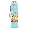 1PC Group Easter Chicks 750ml Color Plastic Sports Water Bottle Leakproof Flip Straw Lid Suitable for Sports Office Home Use