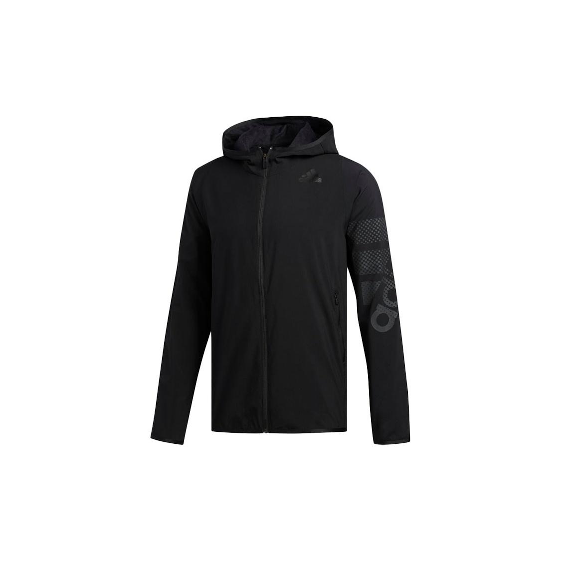 adidas Sports hooded Long Sleeves Jacket Black Men s EA2807 L