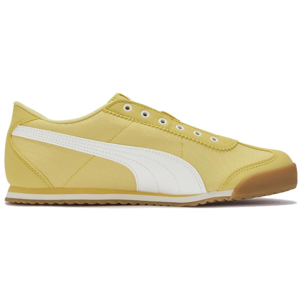 Puma Turino 2 Bequeme Passform Niedrige Lifestyle-Sneaker Unisex-Sneaker Hellgelb Weiß 408704-03