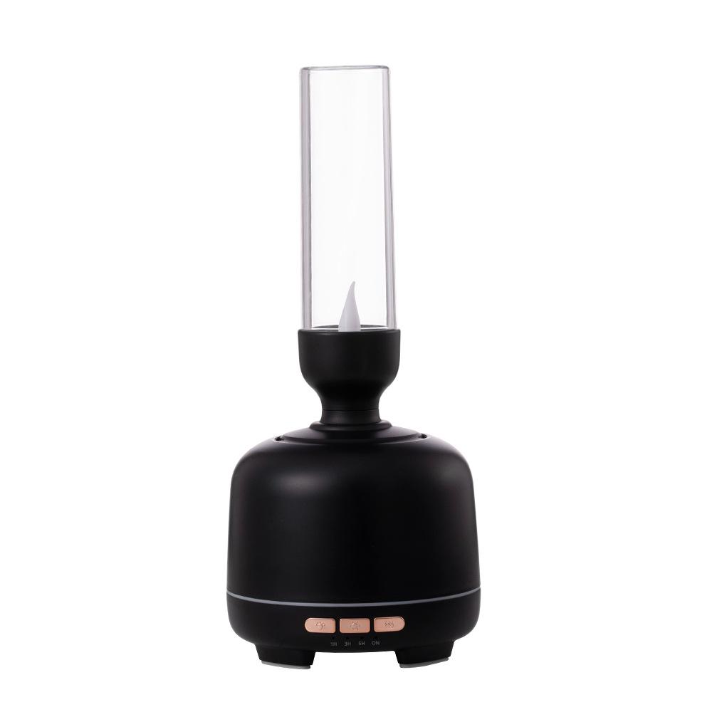 Essential Oil Diffuser with LED Candle Light, Silent Double Spray Aromatherapy Humidifier for Bedroom, Office, Party, Yoga