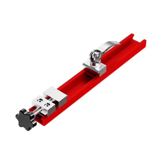 Cutting Machine Base Guide, Adjustable Circular Saw Guide Rail, Aluminum Alloy Double Locking Design Cutting Track for Precise Woodworking