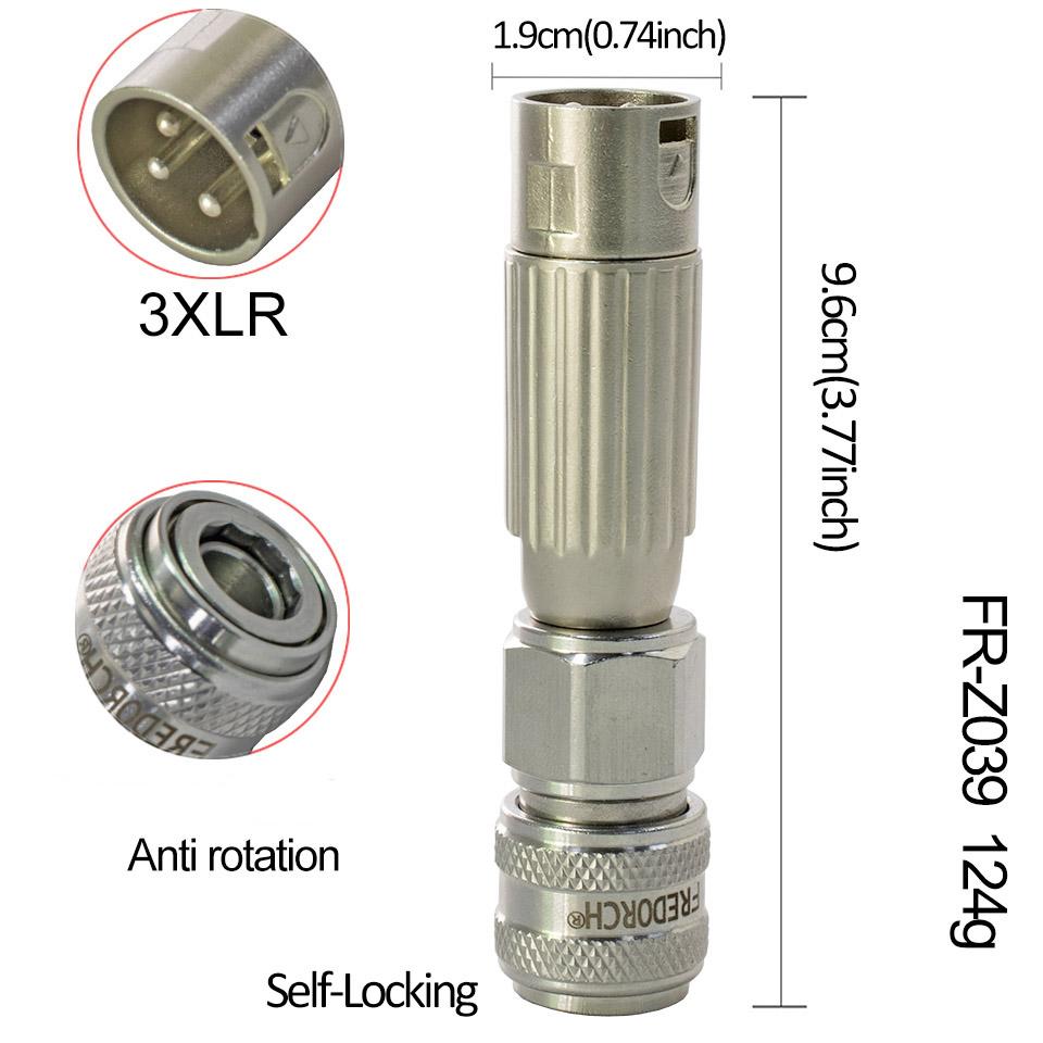 FREDRCH Adapter for 3XLR/ U-LOUK/ Connector Sex Machine Attachments Sex Toys Anti-Rotation Lock Premium Machine Dildo Access