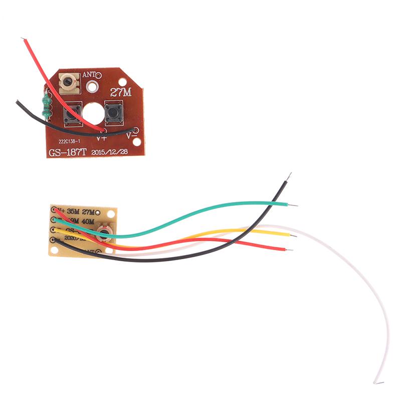 4kanálový RC obvod dálkového ovládání PCB vysílač Přijímací deska Rc autodíly