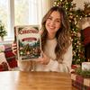 Christmas Advent Calendar Days Countdown with 2D Flat Hanging Ornaments for Holiday Decor