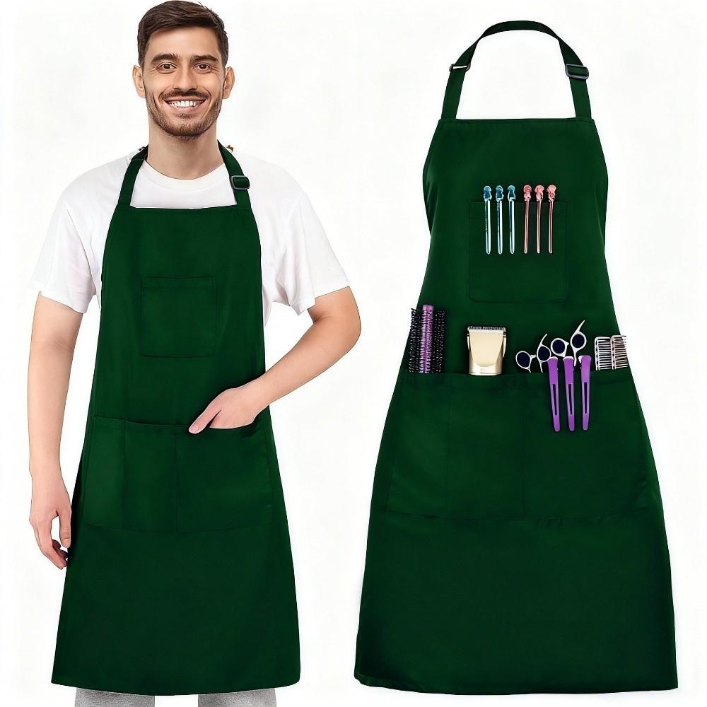Professional Hair Stylist Hairdressing Aprons Waterproof Hair Salon Uniforms  Restaurant
