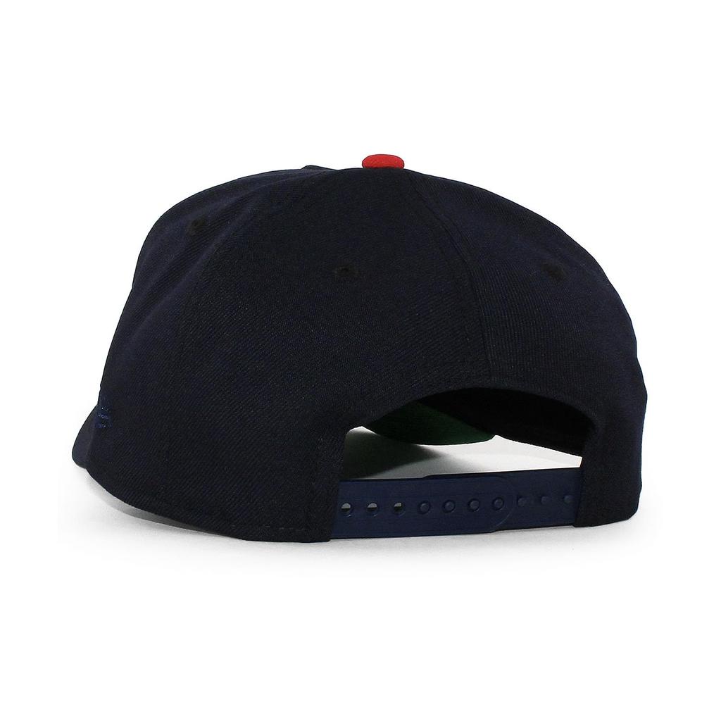 Cap Limited Snapback SNAPBACK CAP 940 MLB MiLB NFL NBA Hat Colored Brim BRIM Side Patch Indians [New Era] EU/AU (Cleveland (AL Navy)) [Item]