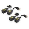 2Pair 3 In 1 PowerVideoAudio Balun Connector Transmitter 8MP CVi AHd TVi CVBS