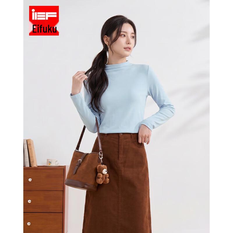 IEF 2026 Autumn Korean Style Knit Base Layer Shirt
