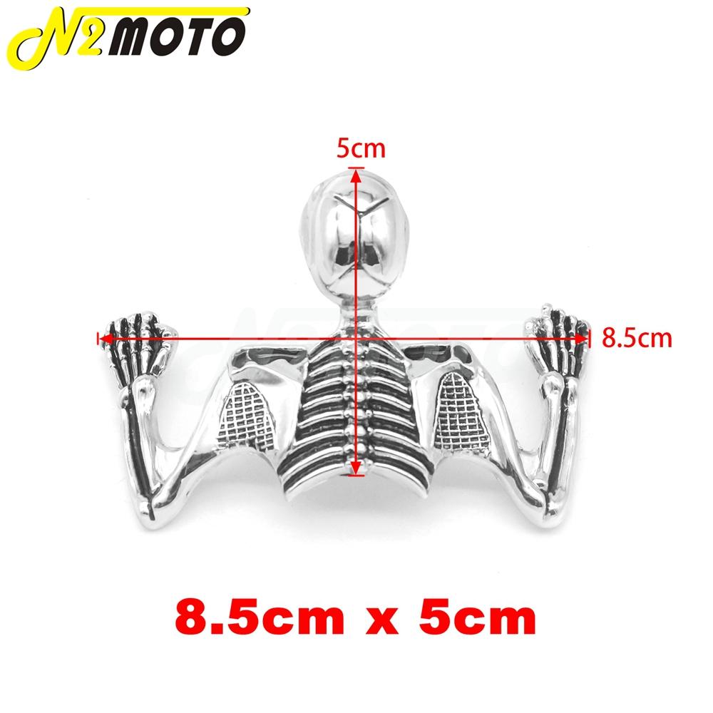 

Chrome Highway Hawk Skull Ornament Visor For Harley Softail Bobber Chopper 7 Headlight Lamp Mudguard Skeleton Statue Decorative S