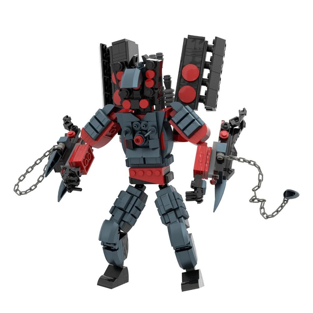 Guitar Audio Monitor King 4.0 Brick Titan New Series Skibidi Toilet ClockMan 5.0 Building Blocks Set Toys For Birthday Gift