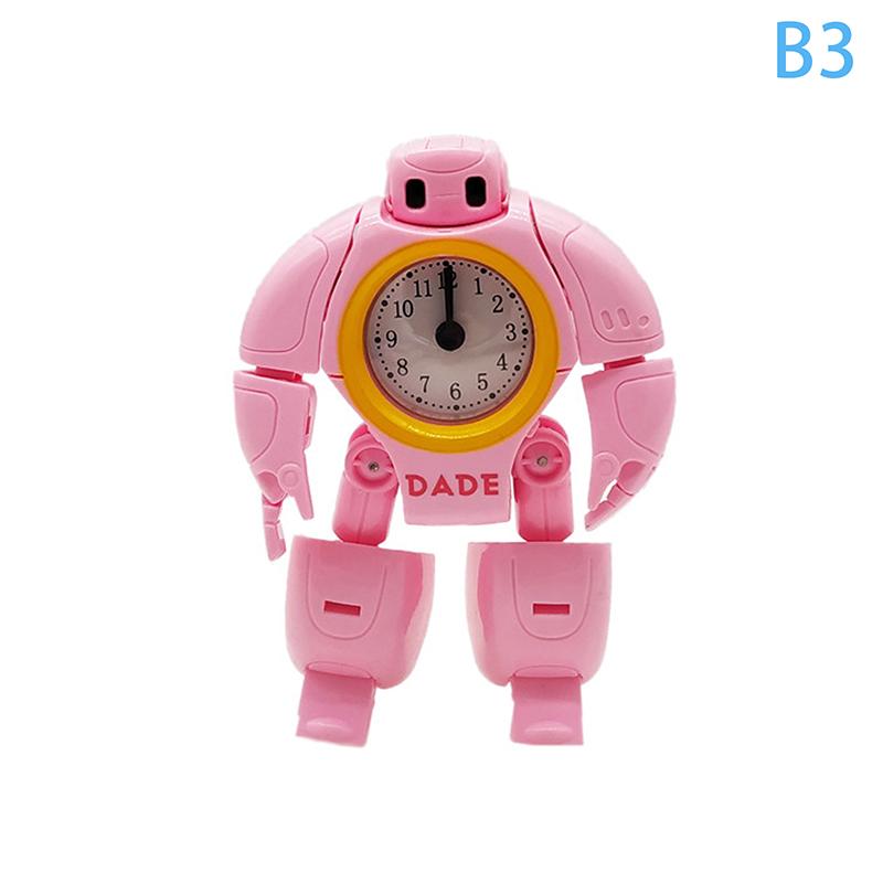 

Милый мальчик детский будильник мультфильм робот собака настольные часы забавная деформируемая игрушка спальня будильник дорожные настольные часы со стрелками