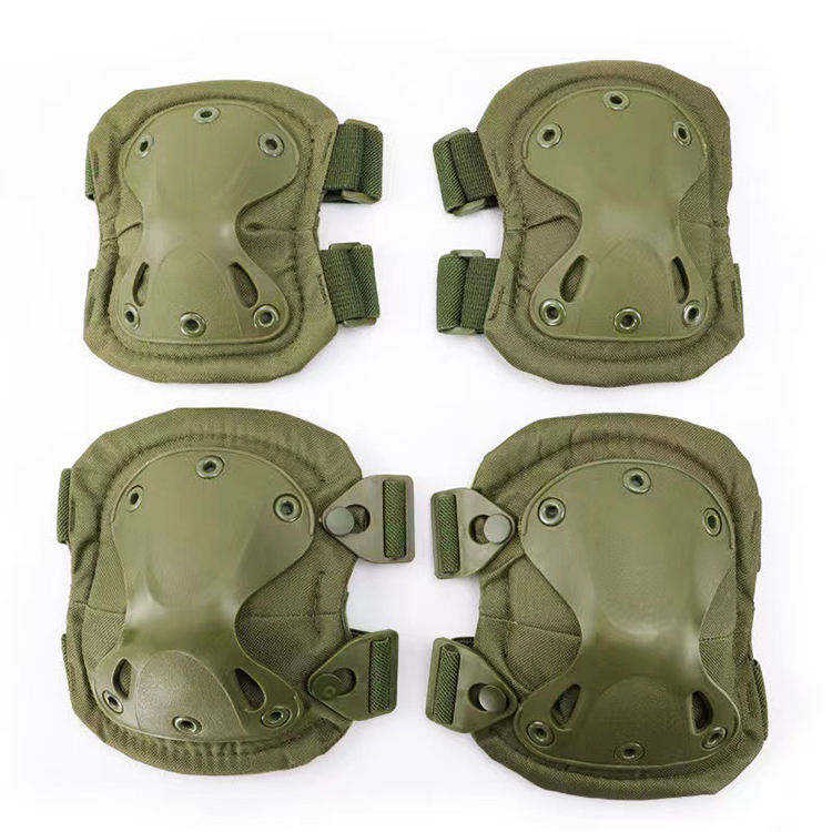 2026 Custom Logo Camouflage Tactical Sport Knee Pad Sets Protective Training Gear for Elbow & Knee L