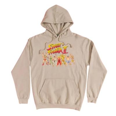 Street Fighter 2 Unisex Adult Victory Line Up Hoodie