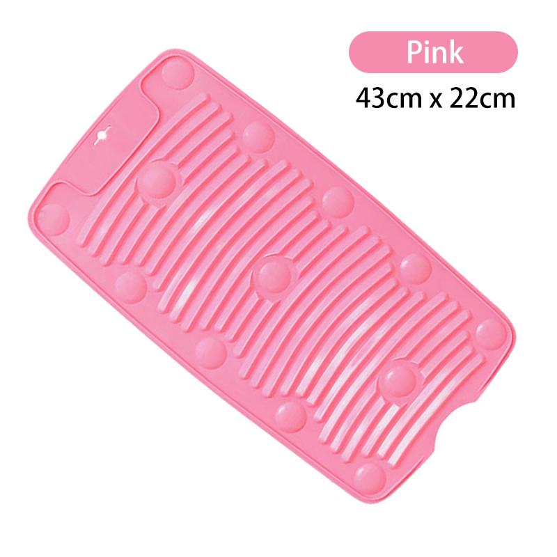 Washing Board Portable Household Non-Slip Silicone Washboard Lazy Personal Laundry Socks Small Washboard Laundry Mat