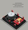 6.5" Square Fixed-Resistance Ceiling Speaker with Self-Suction Grille for Home Theater
