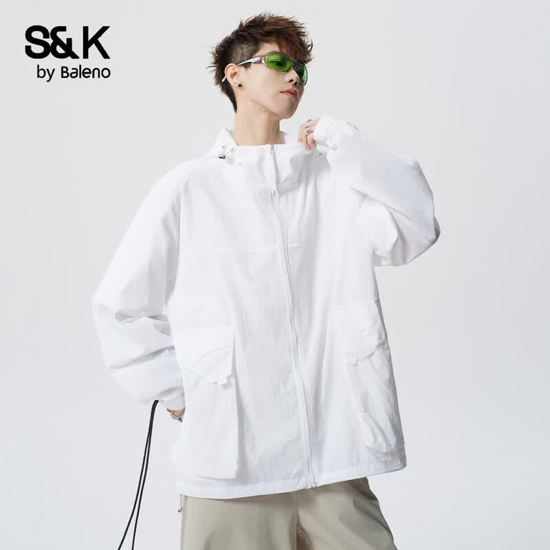 Baleno S&K Men's Ice Silk UPF50+ Sun Protection Hoodie