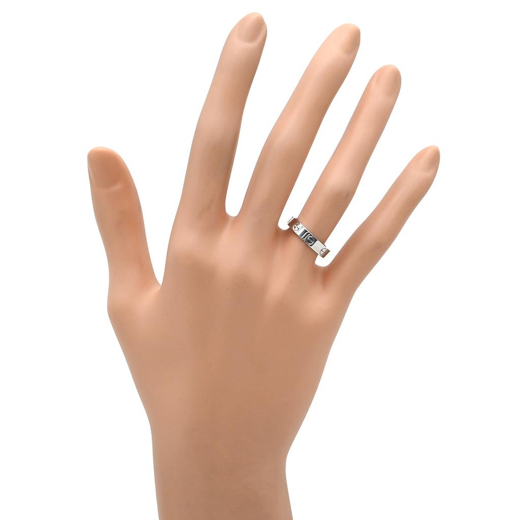Cartier B4049600 Love LOVE Mini Love ringRing Ring K18WG #9(JP Size) Array