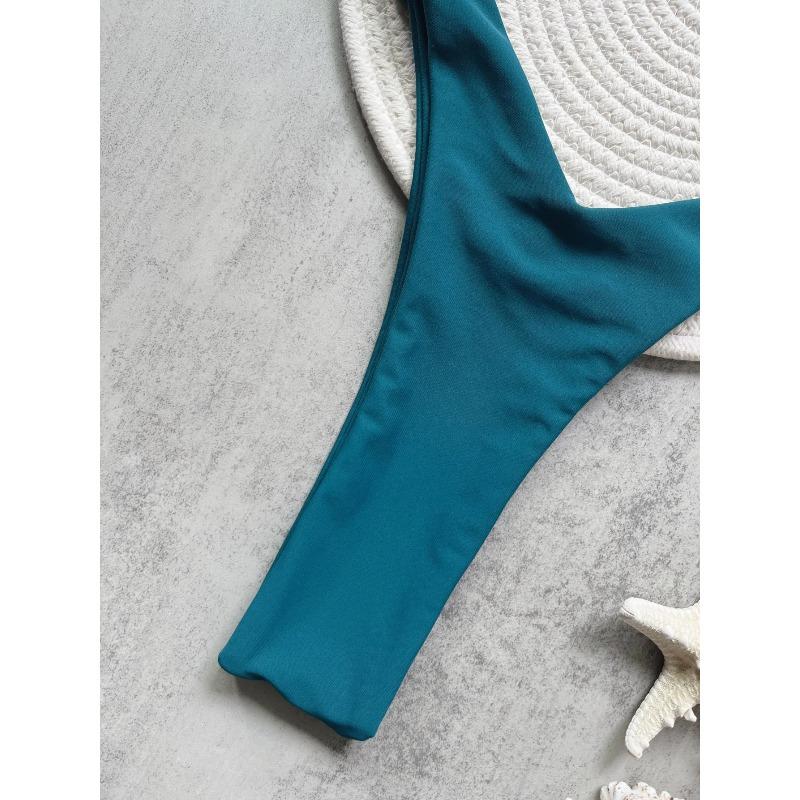 Bikini Micro Push Up Trajes de Baño para Mujer 2026 Sexy Ropa de Baño Femenina Conjunto de Bikini Brasileño Tanga Biquini Trajes de Baño Color Sólido Ropa de Playa