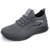 Flying woven mesh shoes men's TEMU polyurethane soft-soled breathable sneakers men's running shoes