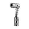 90 degree coupling for fixing, changing and lubrication tools. Robust and sturdy