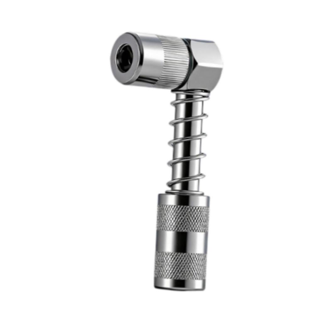90 degree coupling for fixing, changing and lubrication tools. Robust and sturdy