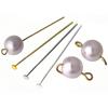 50-100Pcs Stainless Steel Flat Heads Needle Earrings Head Eye Pins Gold Plated for Jewelry Findings Making Accessories Supplies